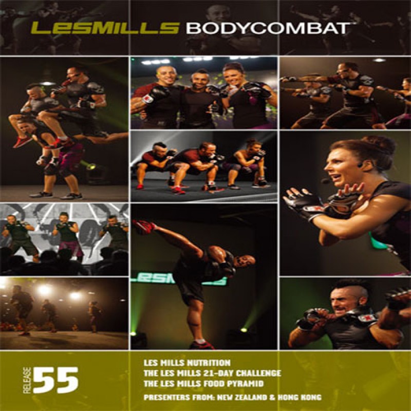 BODYCOMBAT 55 DVD, CD,& Choreo Notes BODY COMBAT 55